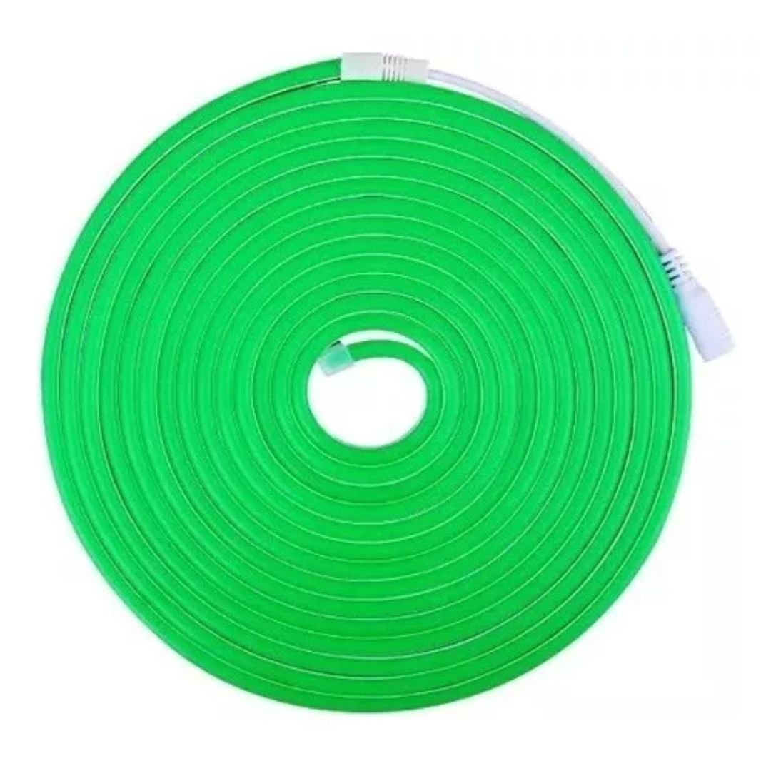 Cinta Led Tira Neon Flex De 5 Metros Luz 12v