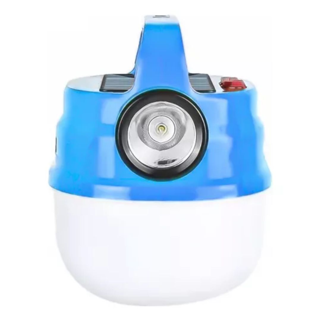 Lampara Linterna Led Solar Recargable Indicador Carga