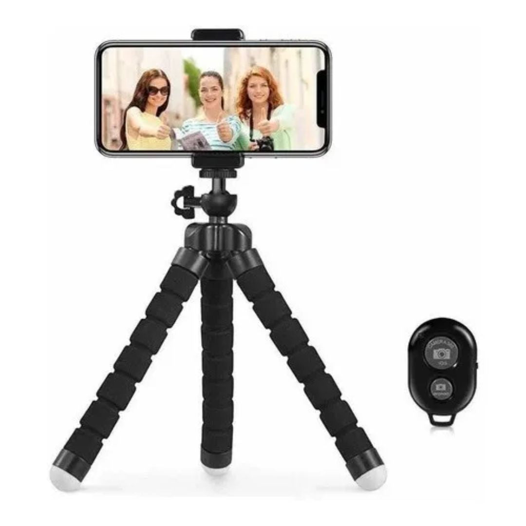 Tripode Mini Para Celular Selfie Flexible Con Control Y Bluetooth
