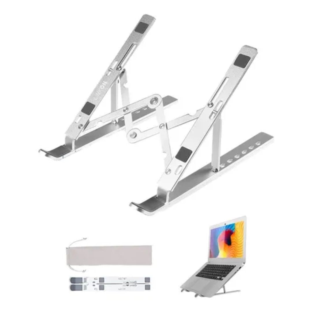 Soporte Portatil Notebook Aluminio Plegable De 7 Niveles
