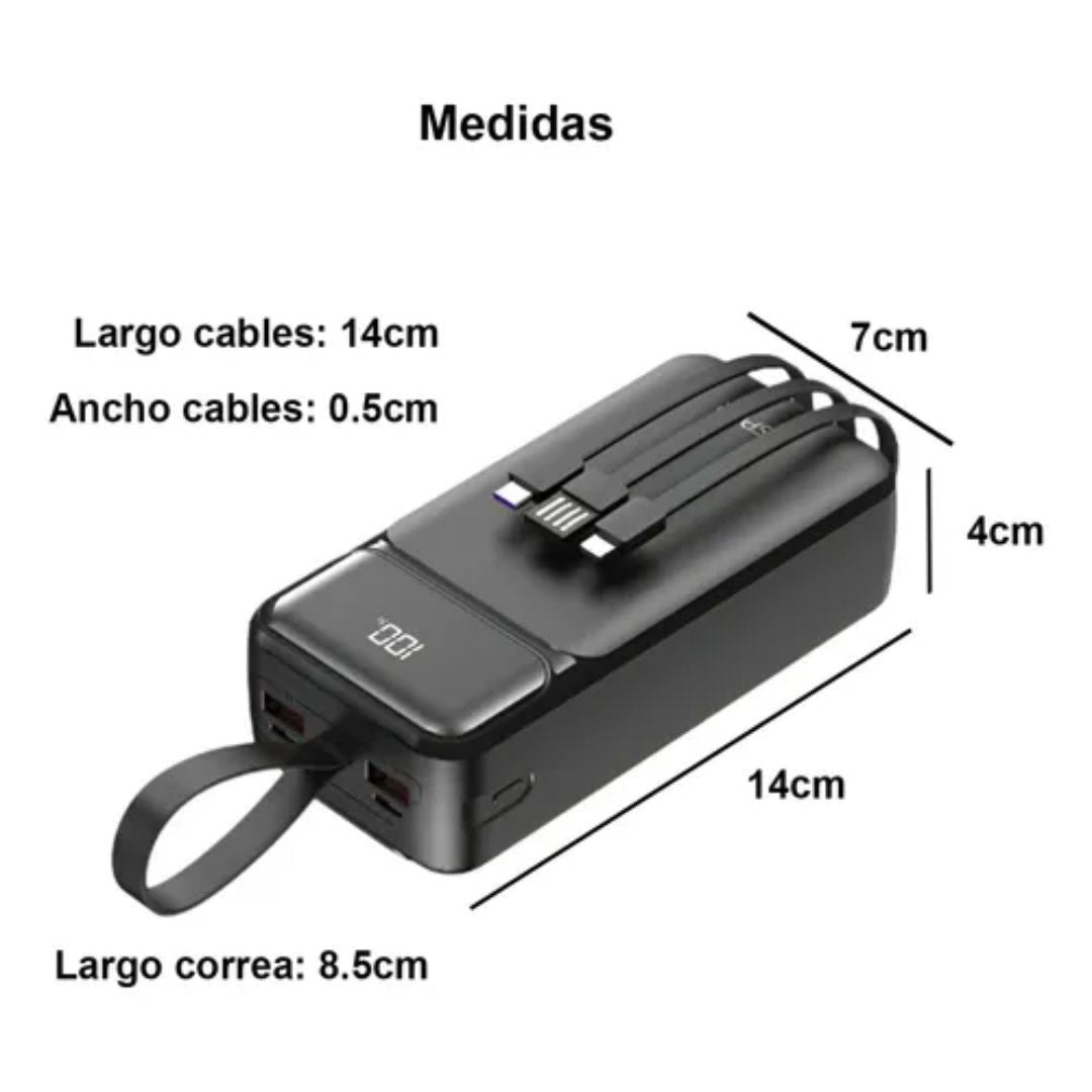 Bateria Portatil 30000mah Powerbank Multipuertos