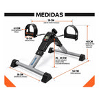 Pedalera Con Pantalla Lcd Ejercitadora Rehabilitación Ejercicio Pedal Fit