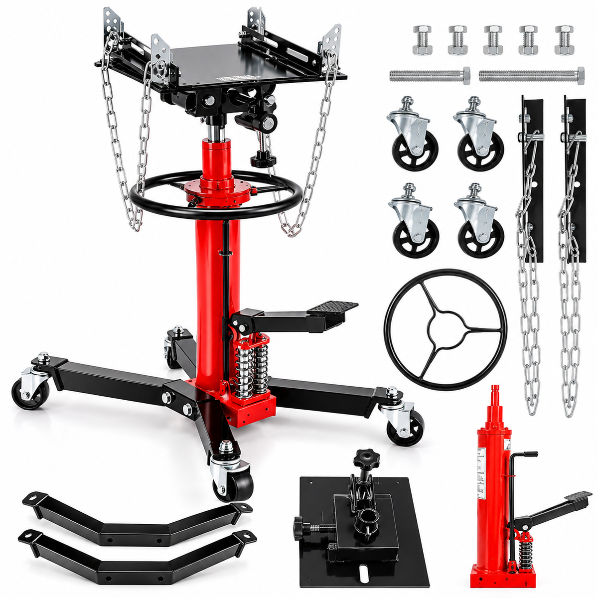 Gata De Foso Hidraulica 600kg Doble Piston Transmision