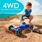 Auto Control Remoto 4x4 Trucos Pro Sensor Muñeca Con 2 Controles