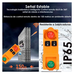 Tecle Eléctrico Inalámbrico 500kg 12mtrs Cable Acero 1050w