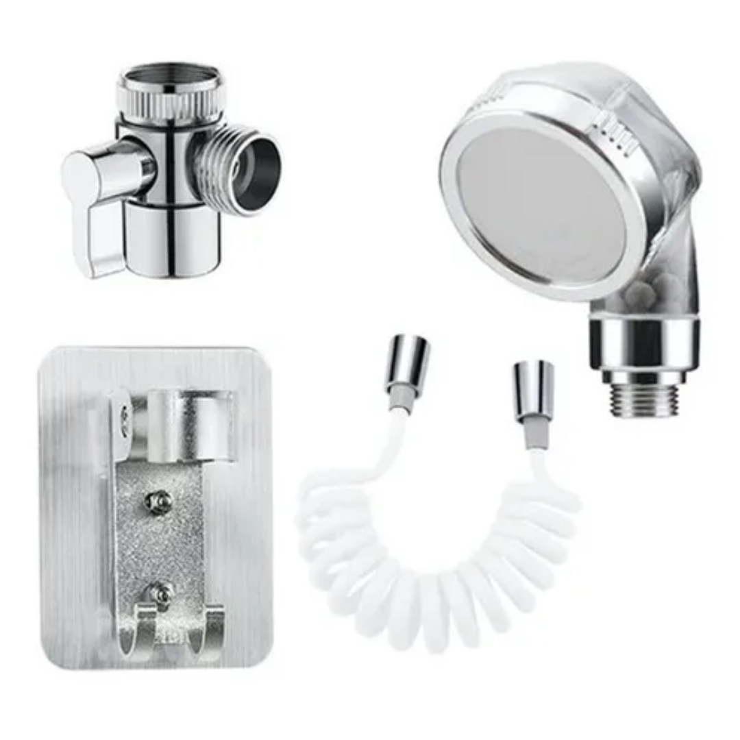 Kit Ducha Bidet Arabe Lavamanos Acero Inoxidable Completo