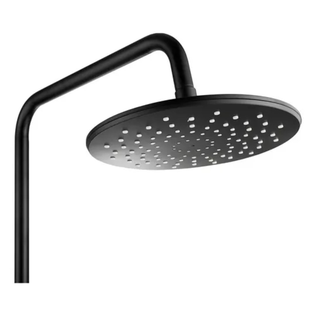 Columna De Ducha Acero Inoxidable Redondo 2 Salidas De Agua