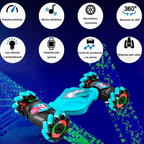 Auto Control Remoto 4x4 Trucos Pro Sensor Muñeca Con 2 Controles