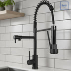 Llave Lavaplatos Grifo Monomando Extensible 2 En 1 Acero Inoxidable