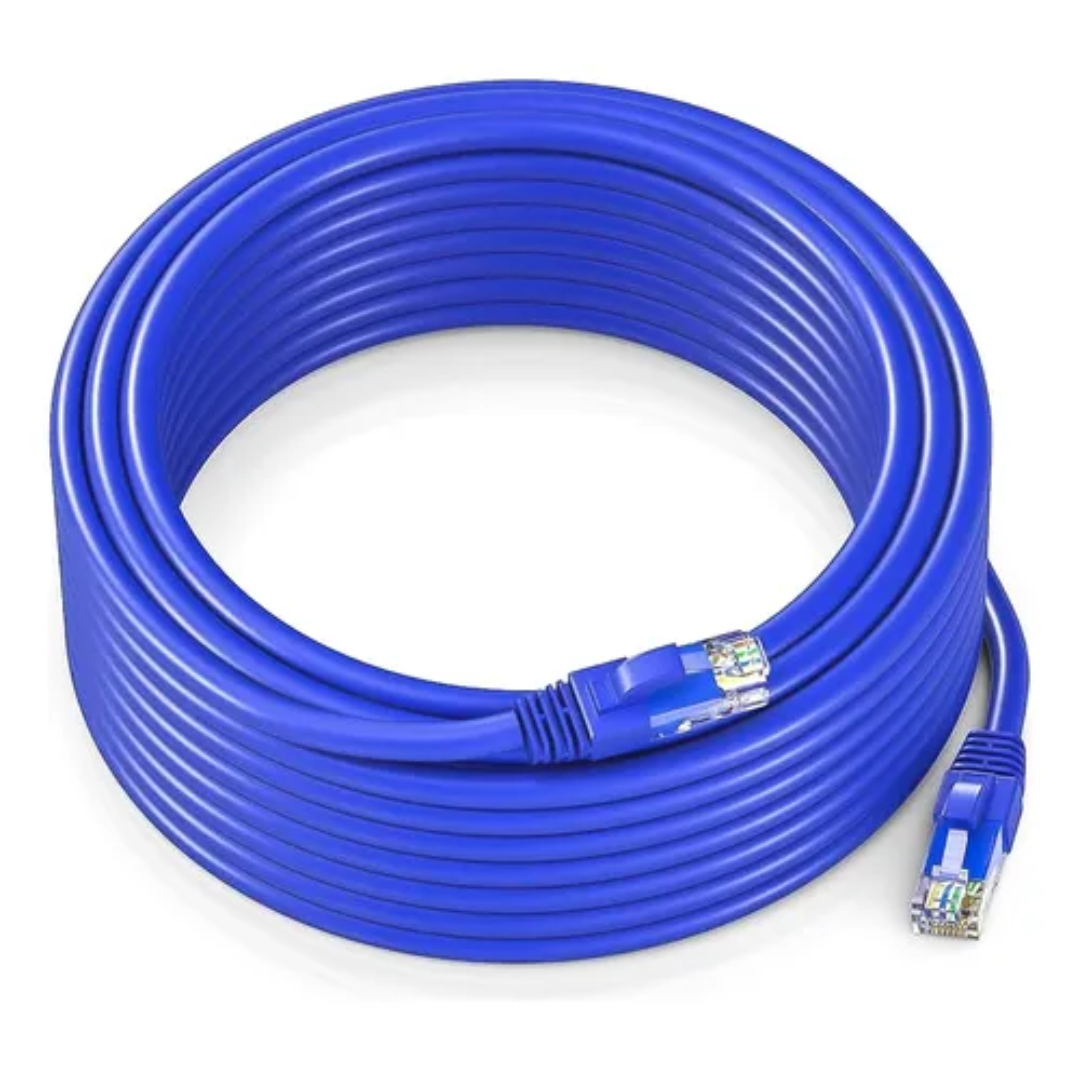 Cable De Red Cat6 Lan 40 Metros Alta Transferencia De Datos
