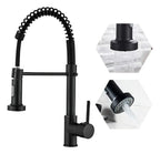 Grifo Llave Alta Monomando Cocina Rociador Flexible Acero Inoxidable