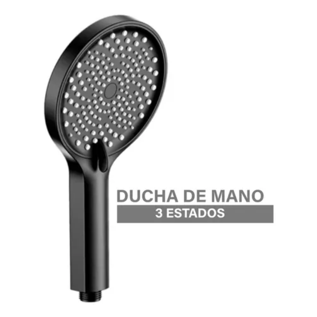 Columna De Ducha Acero Inoxidable Redondo 2 Salidas De Agua