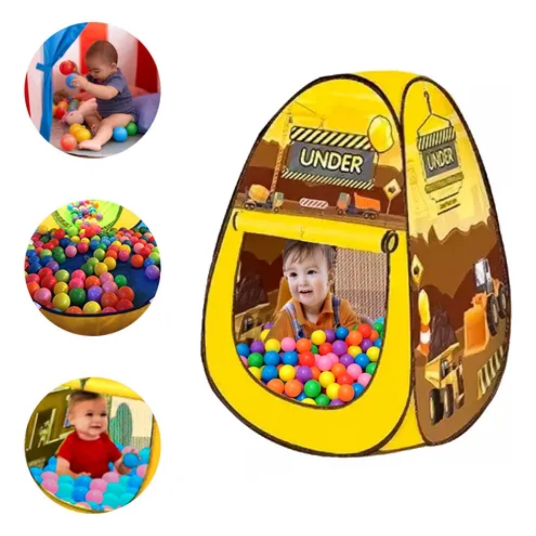 Carpa Infantil Piscina 100 Pelota Ingeniero Juego Niños